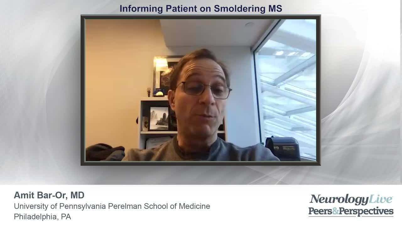 Informing Patient on Smouldering MS
